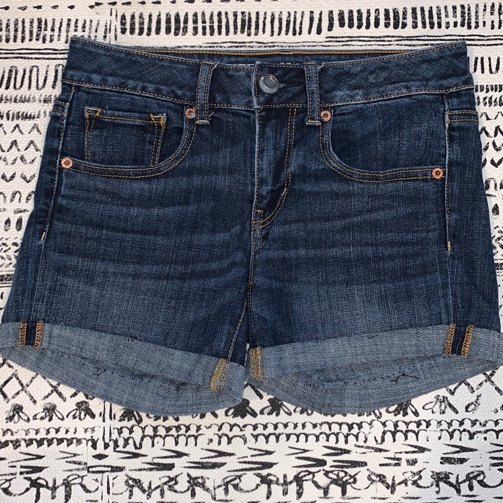 American Eagle Super Stretch Midi Shorts